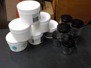 13 empty Unused Plastic Containers ...