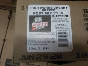 3 - 3 Gallon Fruitworks Cherry Free...