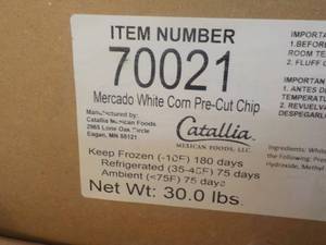 30 lb. Box Frozen Mercado White Cor...