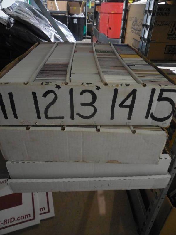 lot 179 image: Massive Lot Of Assorted Sports Cards - Approximately 40,000 Cards