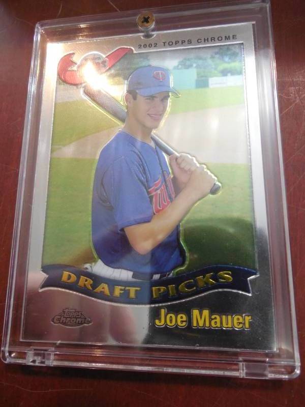 2002 Topps Chrome Joe Mauer Rookie Card #622 L@@K!!!