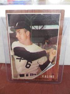 lot 7 image: 1962 Topps Al Kaline #150 Fair Condition HOFer