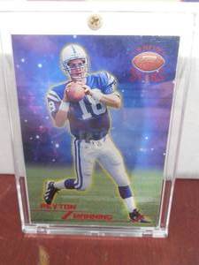 lot 23 image: 1998 Topps Stars Peyton Manning Rookie Card #67 Serial #5788799