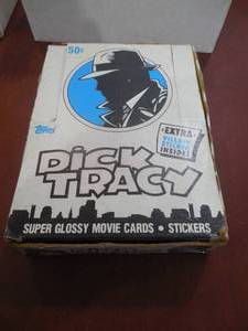 lot 27 image: 1990 Topps Dick Tracy Wax Box With (36) Packs LK