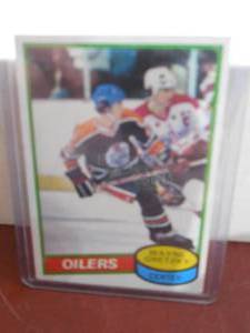 lot 41 image: 1980 Topps Wayne Gretzky #250 Good Condition LK