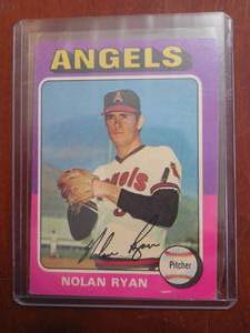 lot 44 image: 1975 Topps Nolan Ryan #500 Good Condition HOFer
