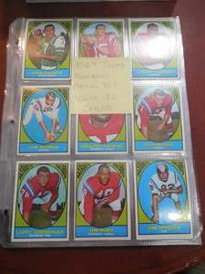 lot 51 image: 1967 Topps Football Partial Set 96 Of 132 Cards Good To Near Mint Condition LK