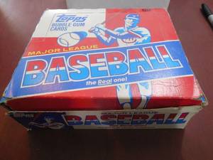 lot 57 image: 1988 Topps Baseball Cello Pack (24) Count Box - Sealed Packs LK