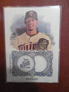 lot 82 image: 2019 Allen & Ginter Jose Berrios Jersey Card LK