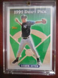 lot 110 image: 1993 Topps Derek Jeter Rookie Card #98 Near Mint LK