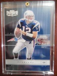 lot 115 image: 2001 Playoff Preferred Tom Brady #33 LK The GOAT