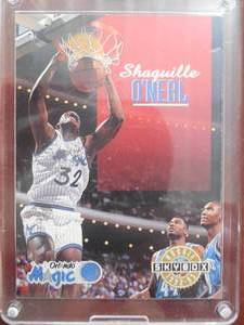 lot 144 image: 1992-93 Skybox Shaquille ONeal Rookie Card Short Print #382 LK