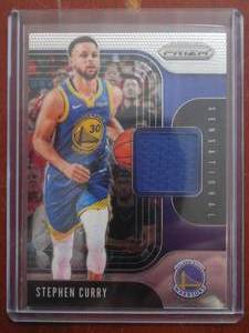 lot 156 image: 2019 Prizm Stephen Curry Jersey Card LK