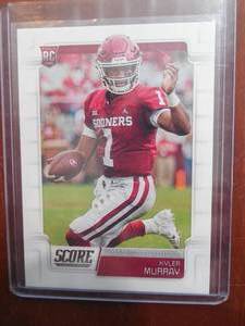 lot 168 image: 2019 Score Kyler Murray Rookie Card #384 LK