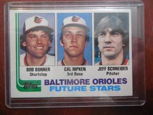 lot 175 image: 1982 Topps Cal Ripken Jr. Rookie Card #21 LK