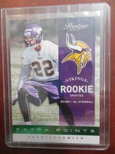 lot 198 image: 2012 Prestige Extra Points Green Harrison Smith Rookie Card #260 Serial #325
