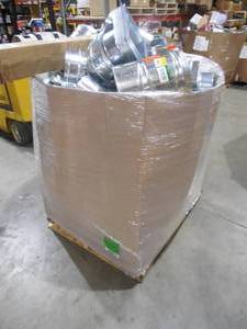 lot 17 image: WHOLESALE PALLET LOT OF DUCT WORK ITEMS