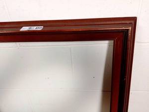 lot 306 image: Two Custom 24x30 Wooden Photo Frames