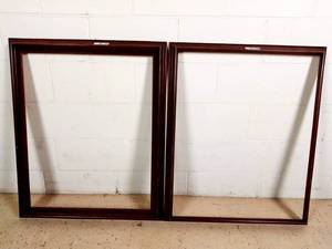 lot 307 image: Two 24x30 Wooden Photo Frames