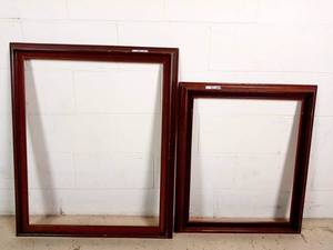 lot 308 image: Two Wooden Picture Frames