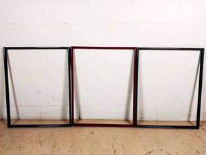 lot 314 image: Three Vintage 24x30 Metal Picture Frames