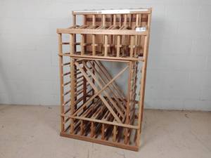 lot 378 image: Commercial Ernest & Julio Gallo Double Tier Wine Display Rack Island