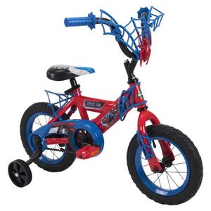 lot 331 image: Marvel Spider-Man Boys Bike, Red, 12-inch