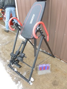 lot 3 image: Koekel Inversion table. Used condition. As shown.