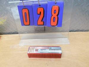.22 Winchester ammo. Box of 100. As shown.