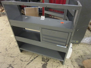 lot 113 image: WORK TRUCK STORAGE UNIT, MADE OF HEAVY-DUTY STEEL