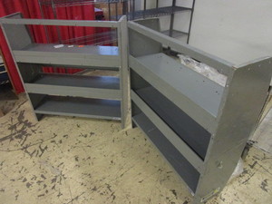 lot 114 image: WORK TRUCK STORAGESHELF UNITS, MADE OF HEAVY-DUTY STEEL