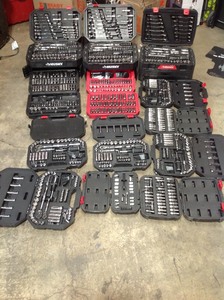 Large lot of assorted Husky Tool Sets various conditions see pictures