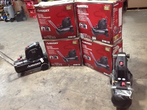 Lot of 4 - Husky 8 Gal compressors open box see pictures