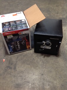Sentry Safe SFW123DTB 1.23 cu. ft. Fireproof Safe and Waterproof Safe open box see pictures