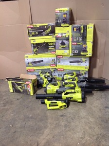 Assorted lot of Ryobi blowers open box customer returns see pictures