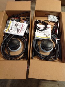 Lot of 2 - Brinly 15 Gal. Tow-Behind Self-Storing Lawn Sprayer see pictures
