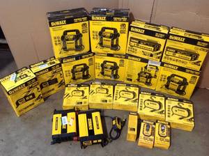 Pallet with assorted Dewalt Tools open box customer returns see pictures
