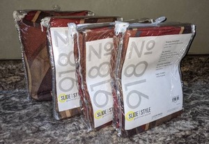 lot 51 image: 4 Lichtenberg No. 918 Slide & Style Grommet Curtain Panels 50 x 84