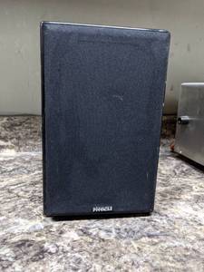 lot 74 image: Pinnacle BD500 Two-Way 8 ohm Bookshelf Surround Speaker, Black