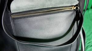 lot 137 image: Large Lionel Black Vegan Leather Tote