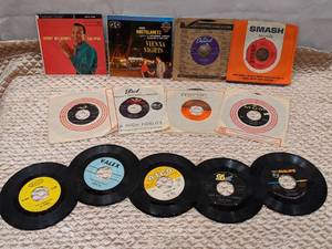 lot 57 image: Variety of 45s