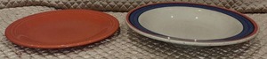 lot 77 image: Homer Laughlin Serving Bowl & Plate