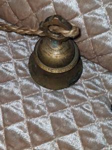 lot 129 image: Brass Bell & Ashtray
