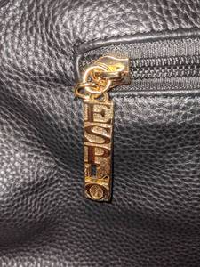 lot 46 image: Esspaulo Large Black Crossbody Hobo Bag