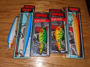 lot 106 image: New Rapala Original Fishing Lures