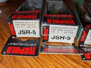 lot 42 image: 5 New Rapala Original Fishing Lures