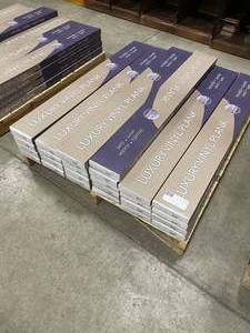 lot 94 image: 717 SF Shaw Highland Plank Blazing Skies Luxury Vinyl Plank Flooring - Floating Click