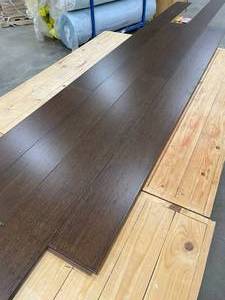 lot 119 image: 361 SF US Floors Muse Strand Chicory Bamboo Flooring - Floating Click