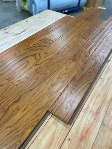lot 82 image: 352 SF Home Legends Oak Levi Gunstock Engineered Hardwood Flooring - Floating Click