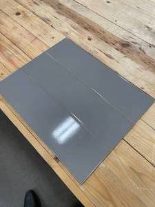 lot 114 image: 44 SF Emser Logic Taupe 4 x 16 Wall Tile